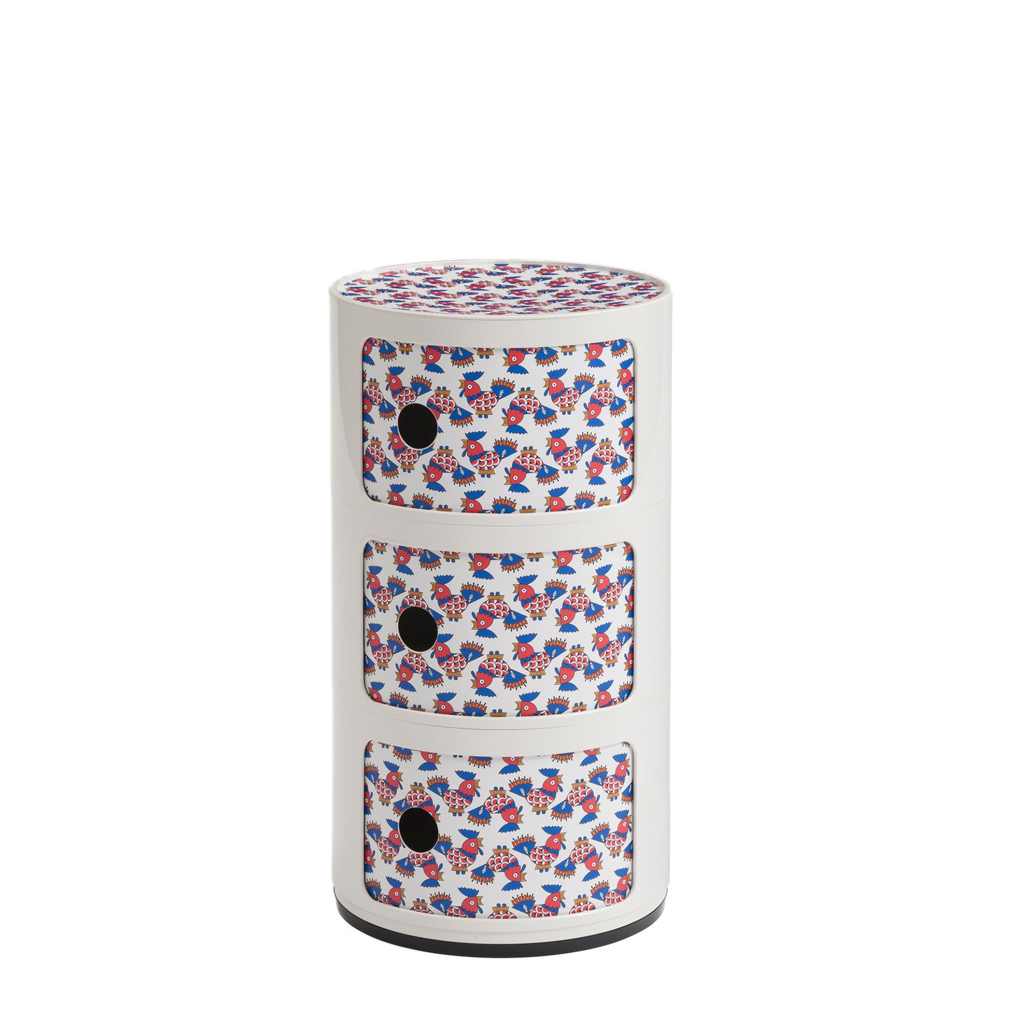 Kartell Componibili 3-os. kuviollinen valkoinen/galletti