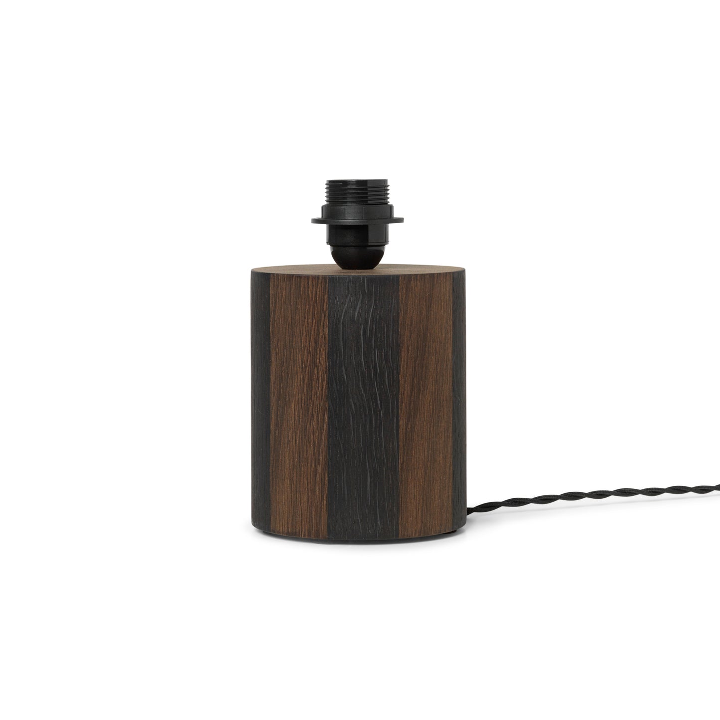 Ferm Living Post jalka S tummanruskea/musta