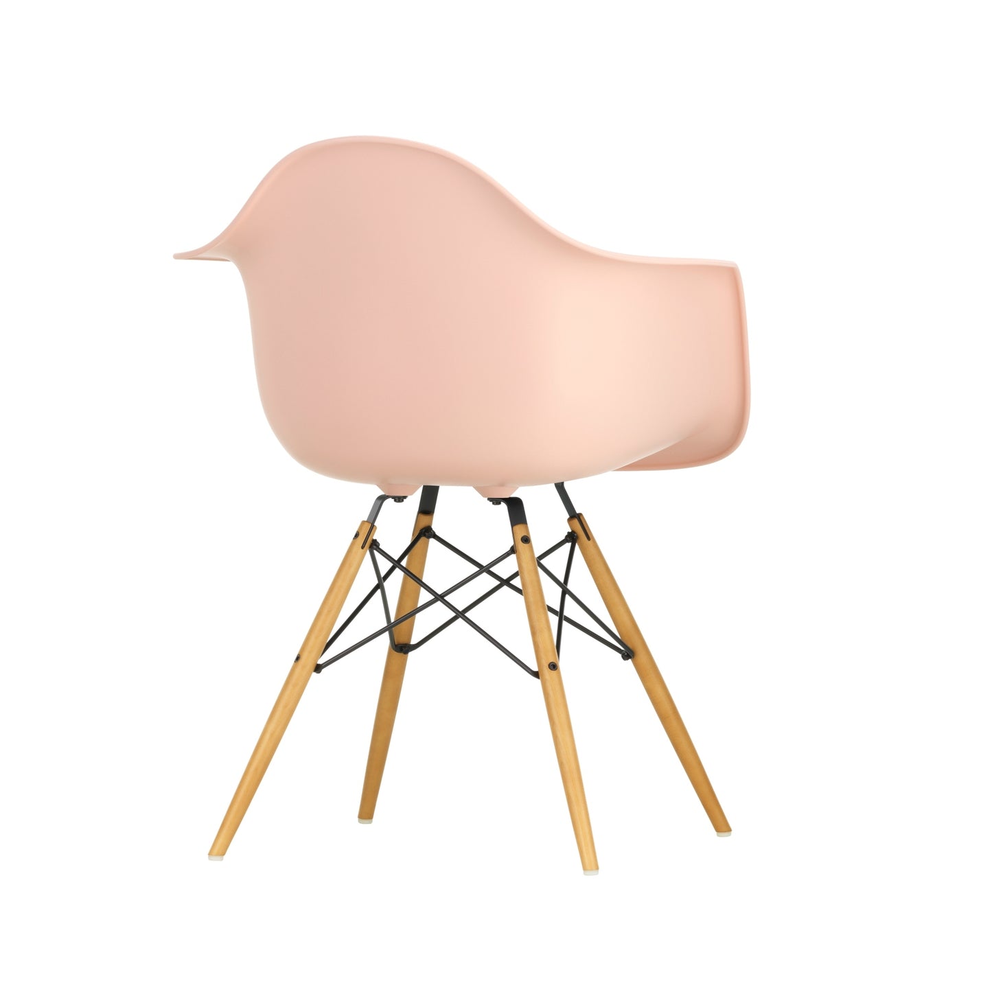 Vitra Eames DAW tuoli roosa/vaahtera
