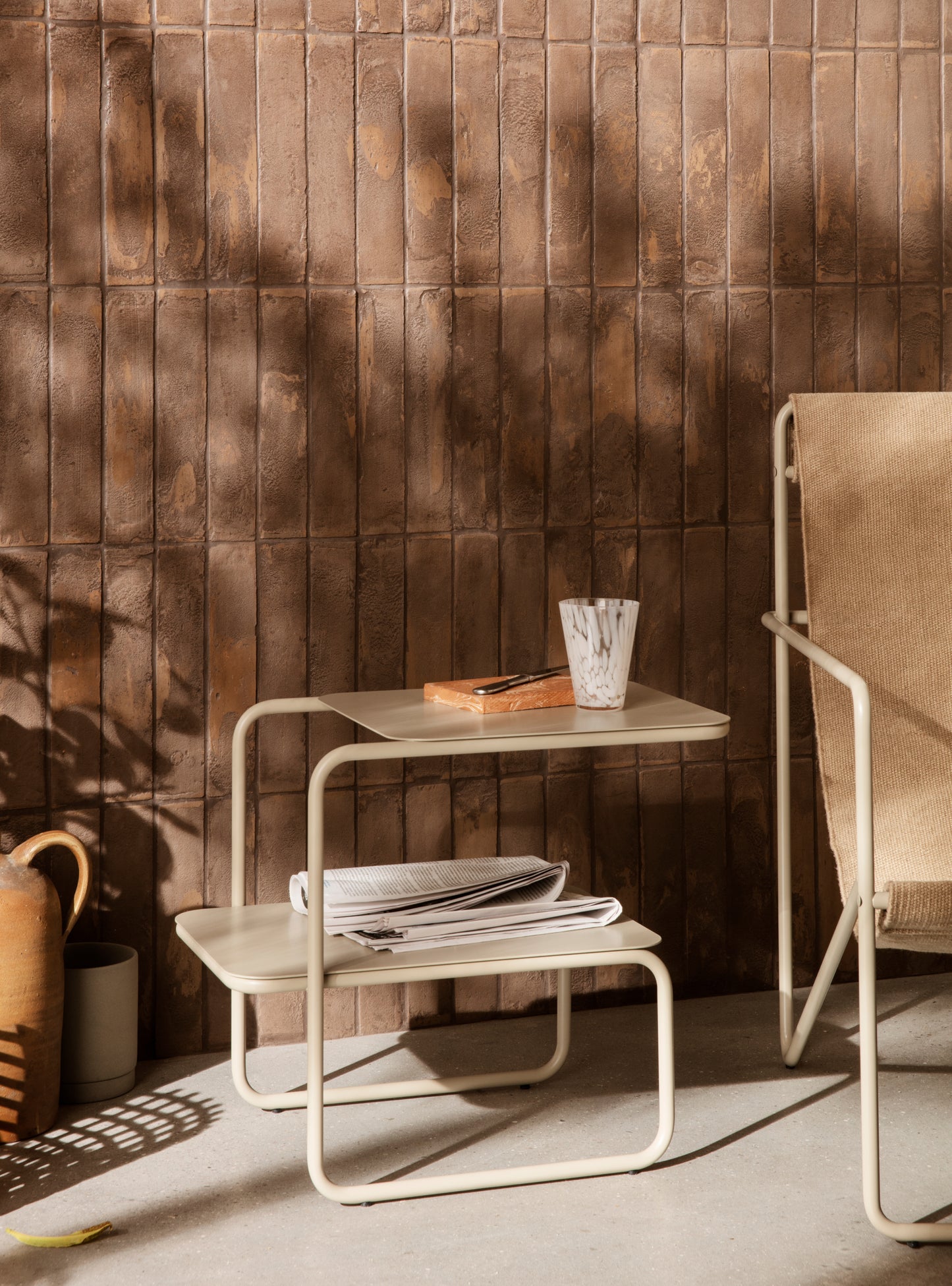 Ferm Living Desert lepotuoli cashmere/sand