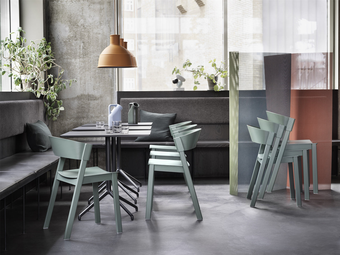 Muuto Cover tuoli vihreä