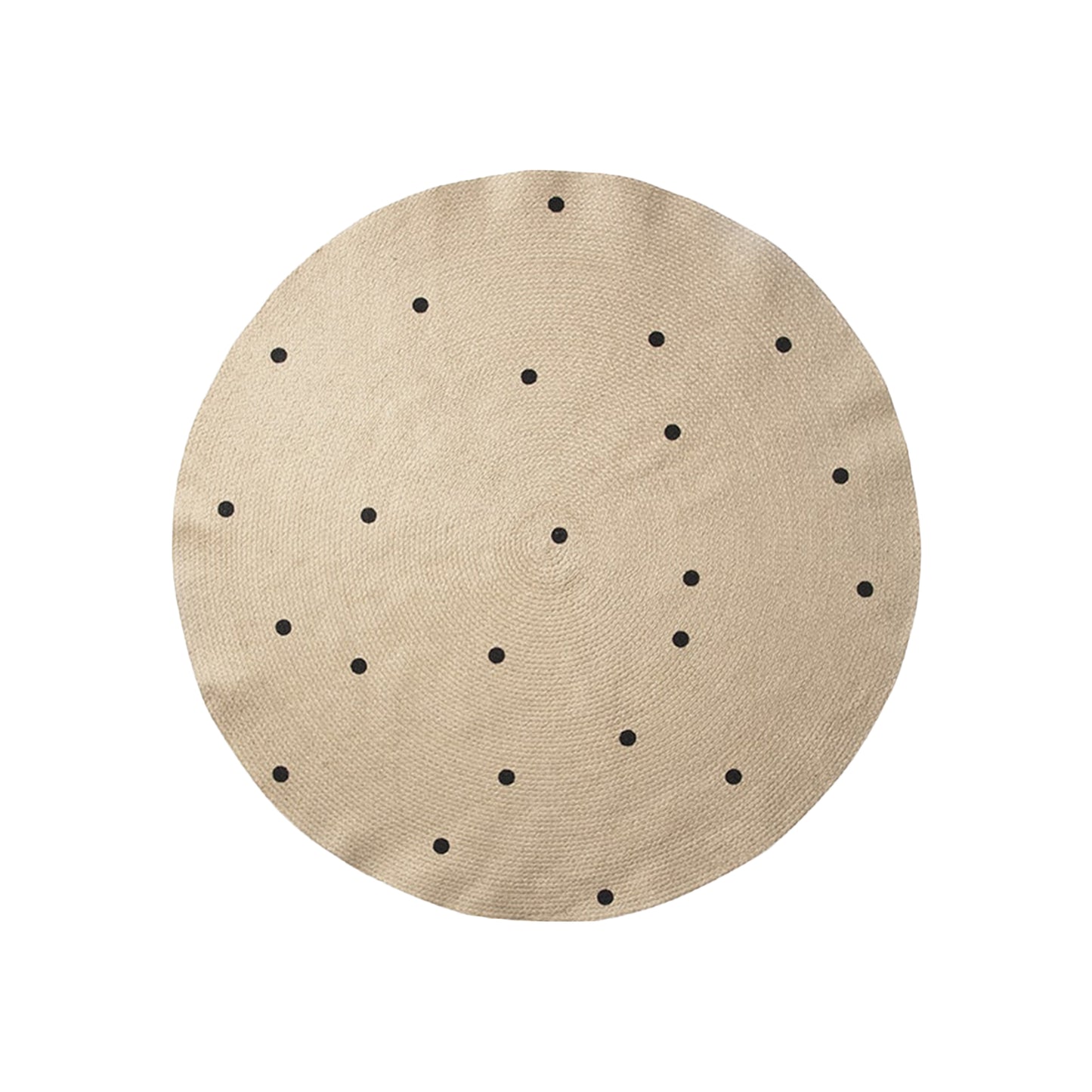 Ferm Living Black Dots juuttimatto pieni