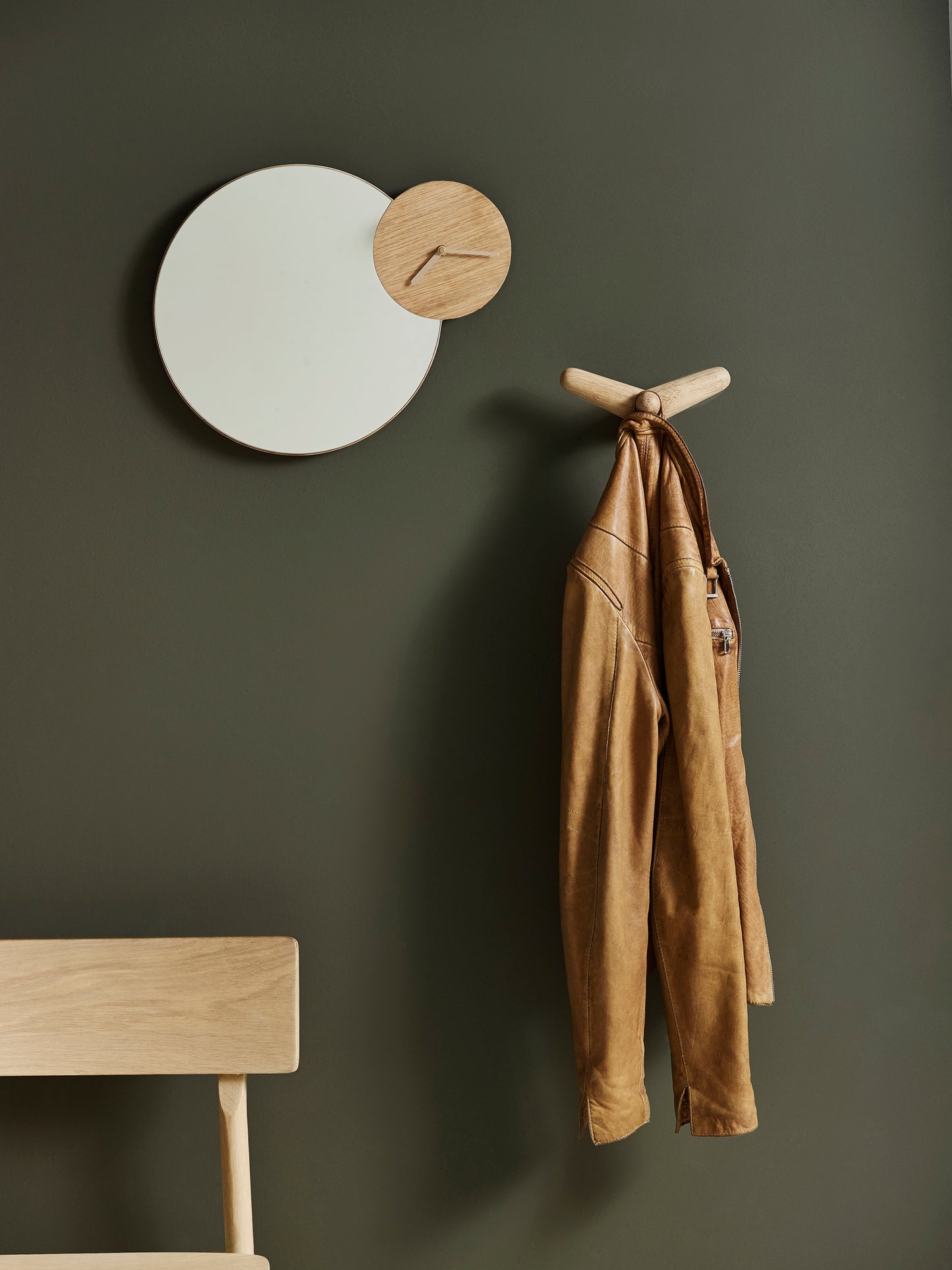 WOUD Timewatch peili/kello tammi