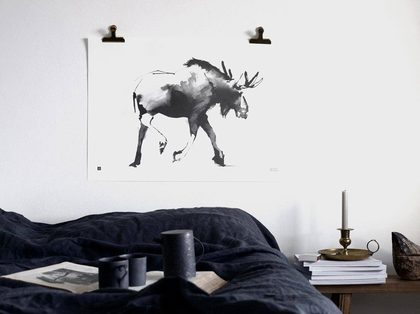 Teemu Järvi Illustrations Hirvi juliste