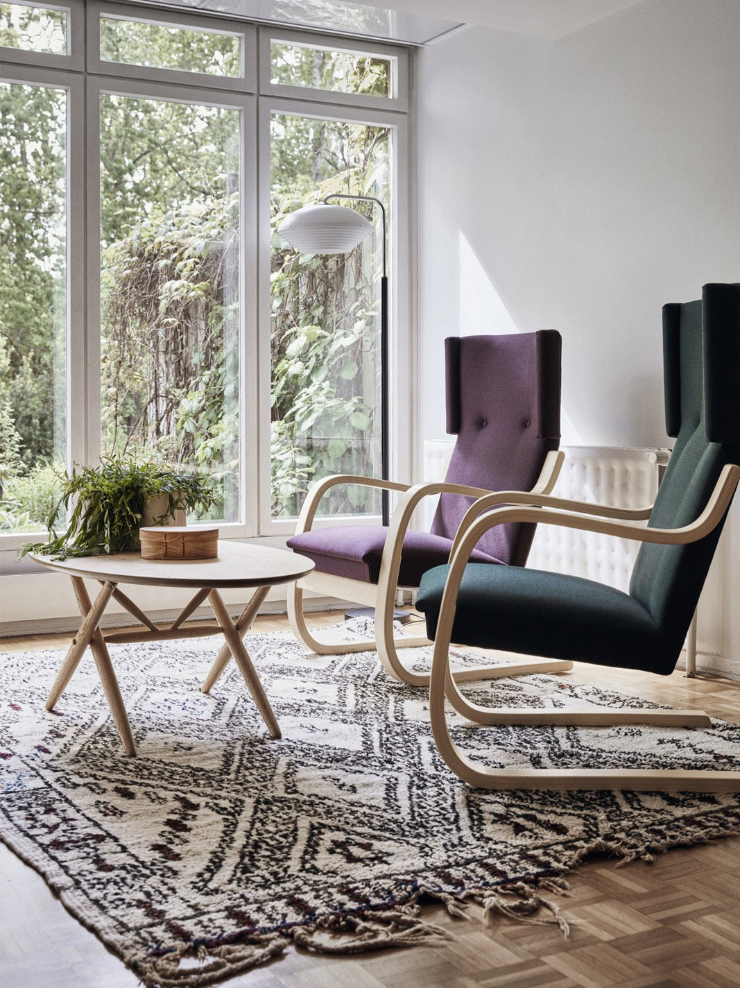 Artek A811 lattiavalaisin kromattu