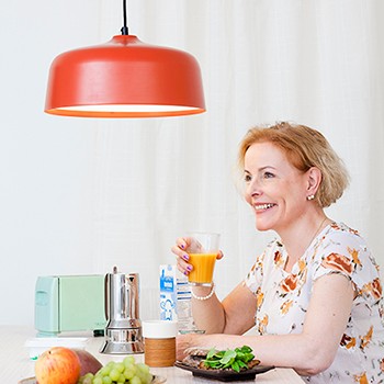 Innolux Candeo valaisin punainen
