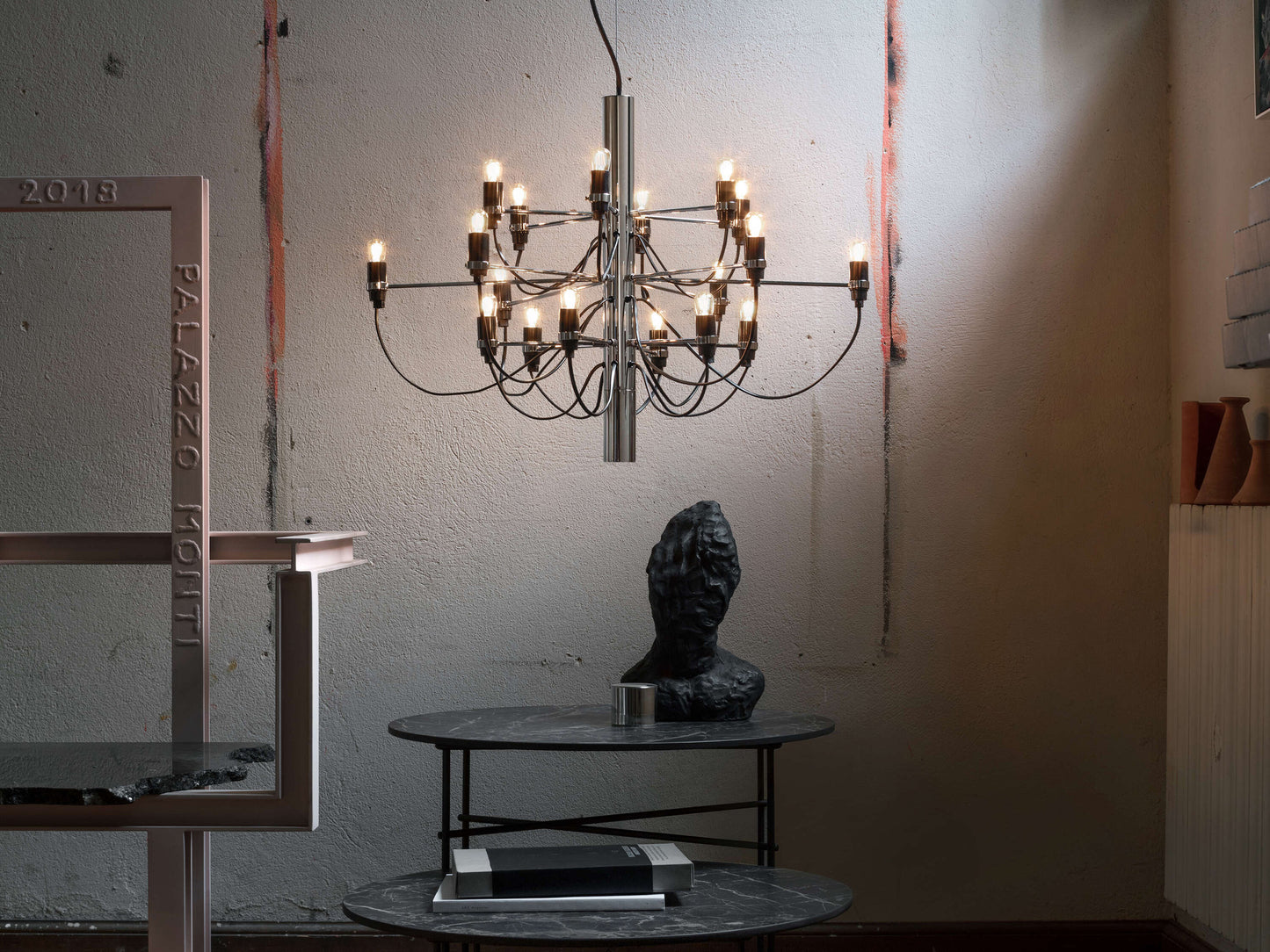 FLOS 2097/18 valaisin LED kromi