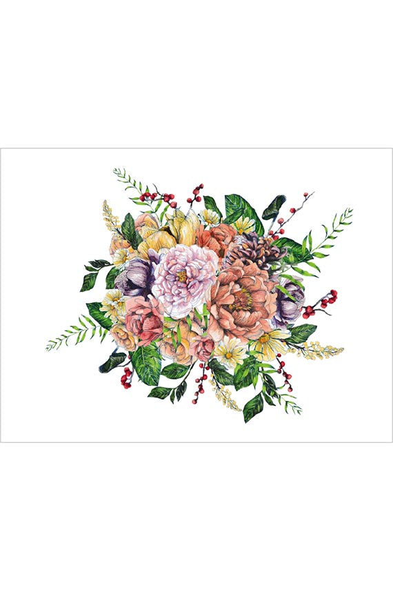 Floral Wall Mural For Nursery