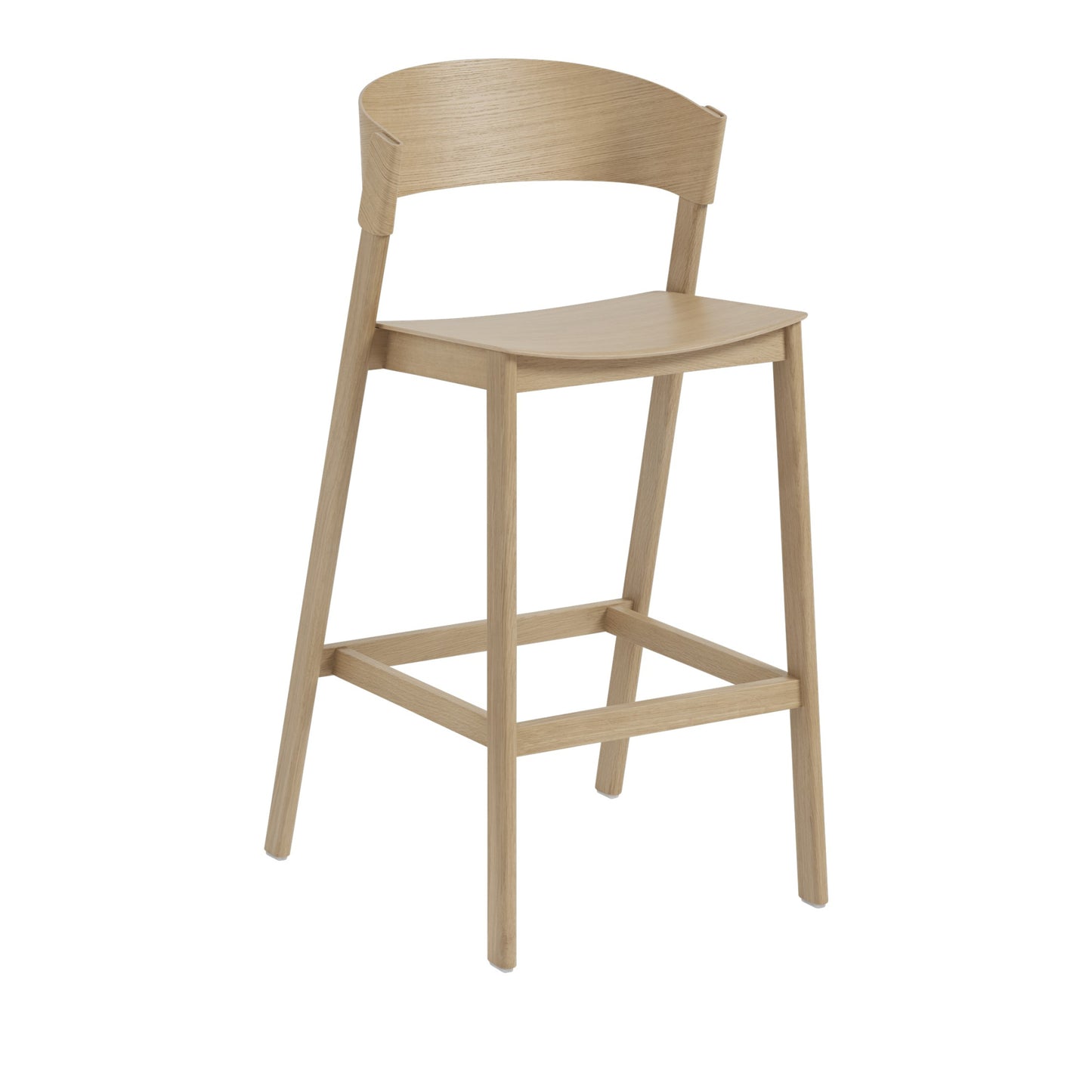 Muuto Cover korkea baarituoli tammi