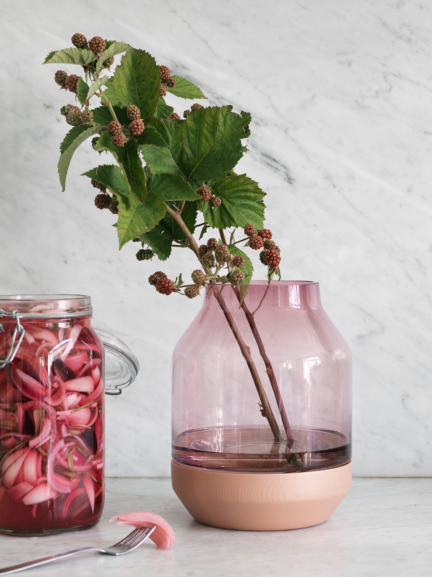 Muuto Elevated maljakko roosa