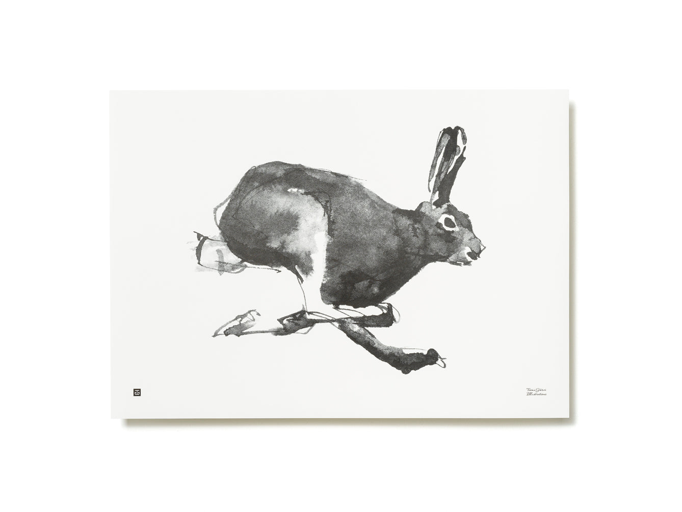 Teemu Järvi Illustrations Jänis juliste