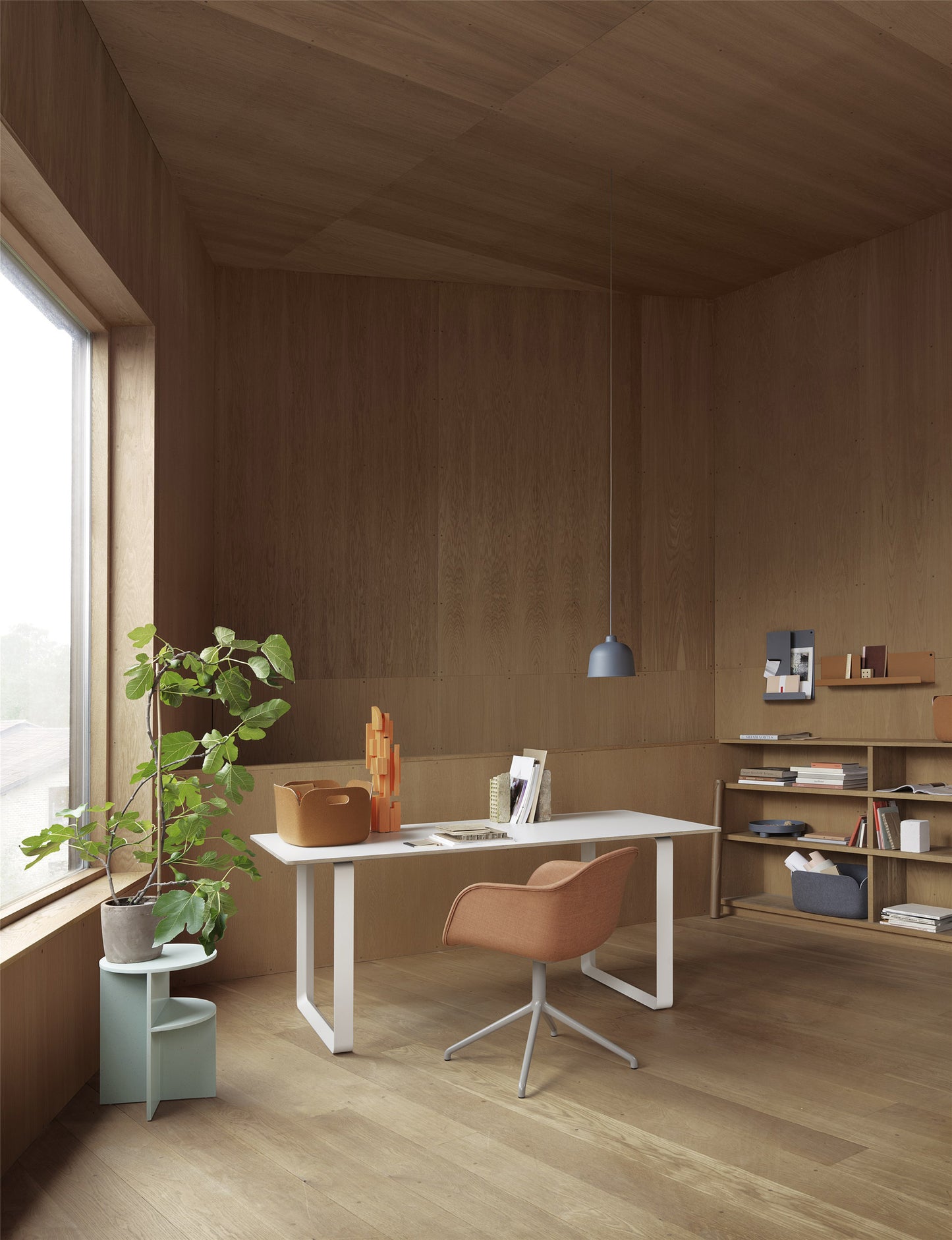 Muuto Grain riippuvalaisin siniharmaa