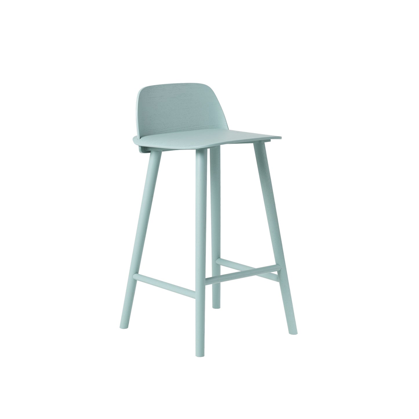 Muuto Nerd matala baarituoli petrooli