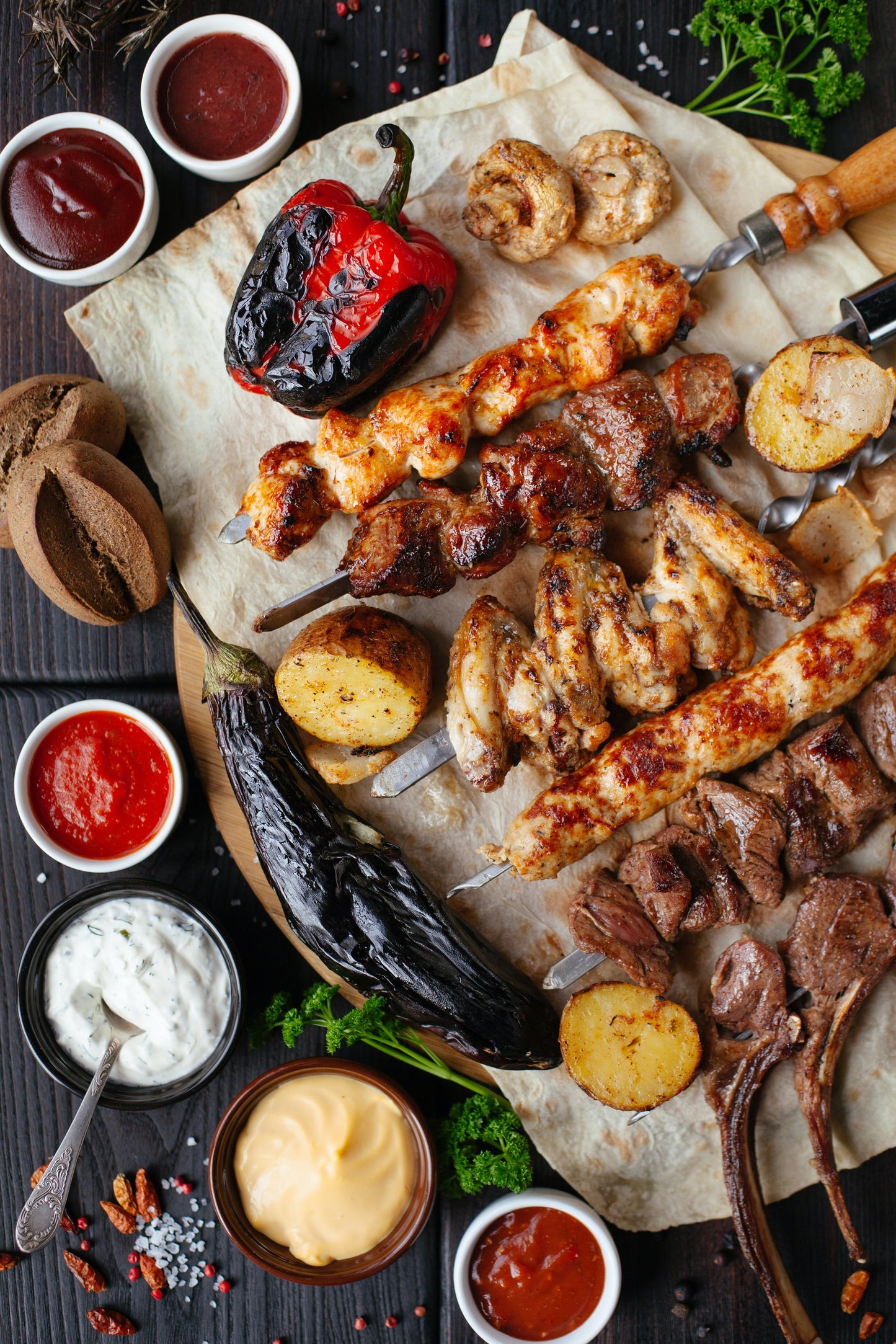 Grilled meat