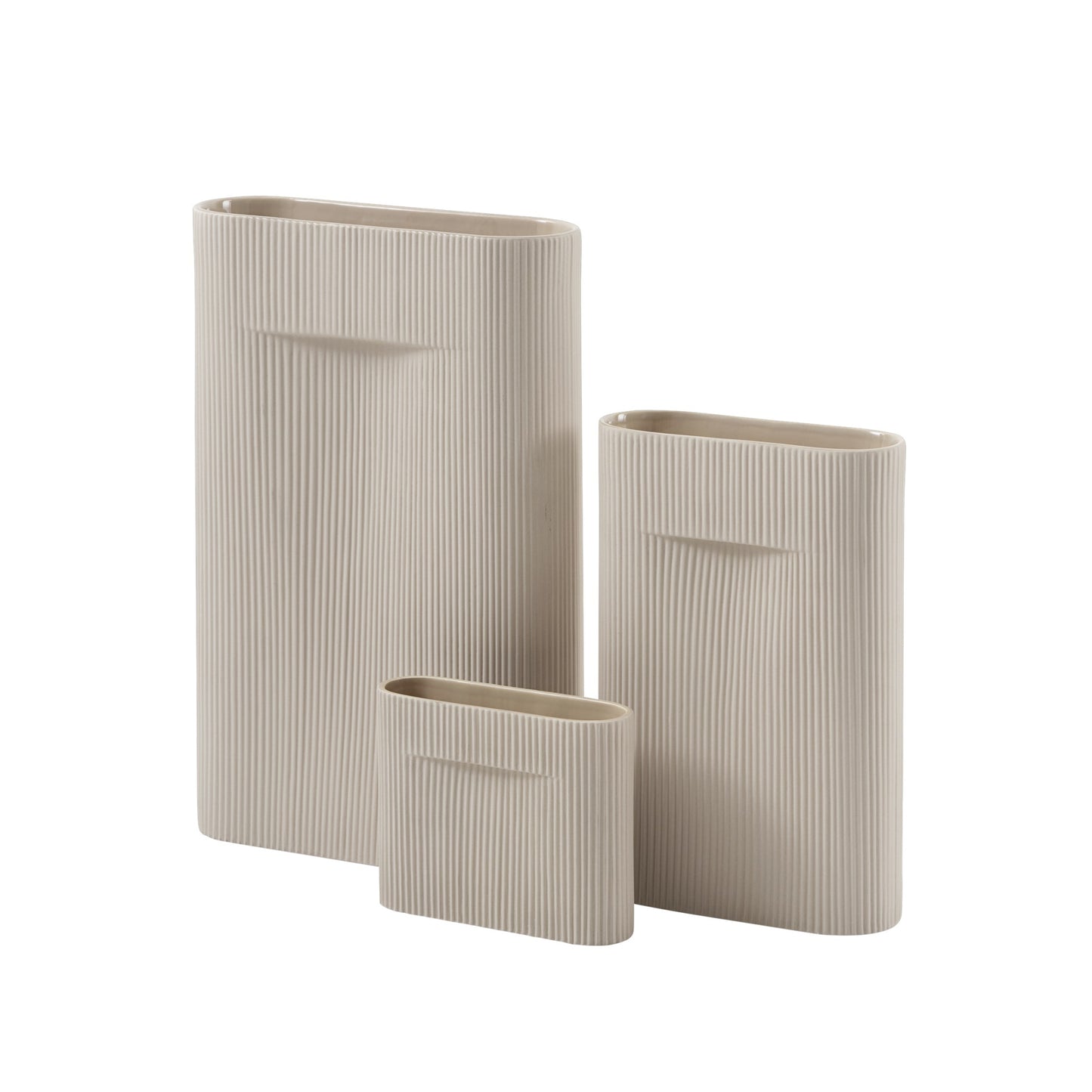 Muuto Ridge M vaasi beige
