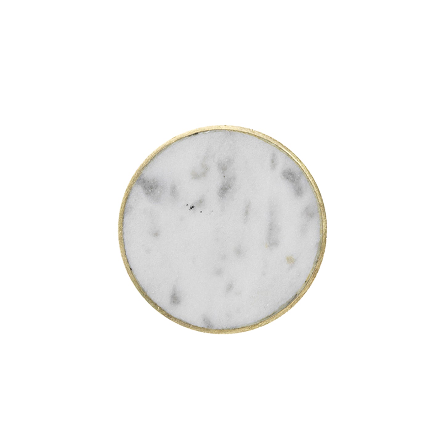 Ferm Living Hook Stone ripustin marmori/messinki iso