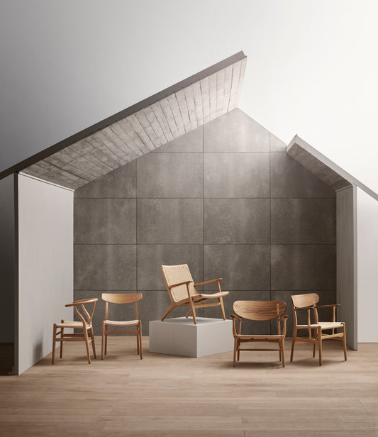 Carl Hansen & Søn CH25 lepotuoli öljytty tammi/luonnonväri