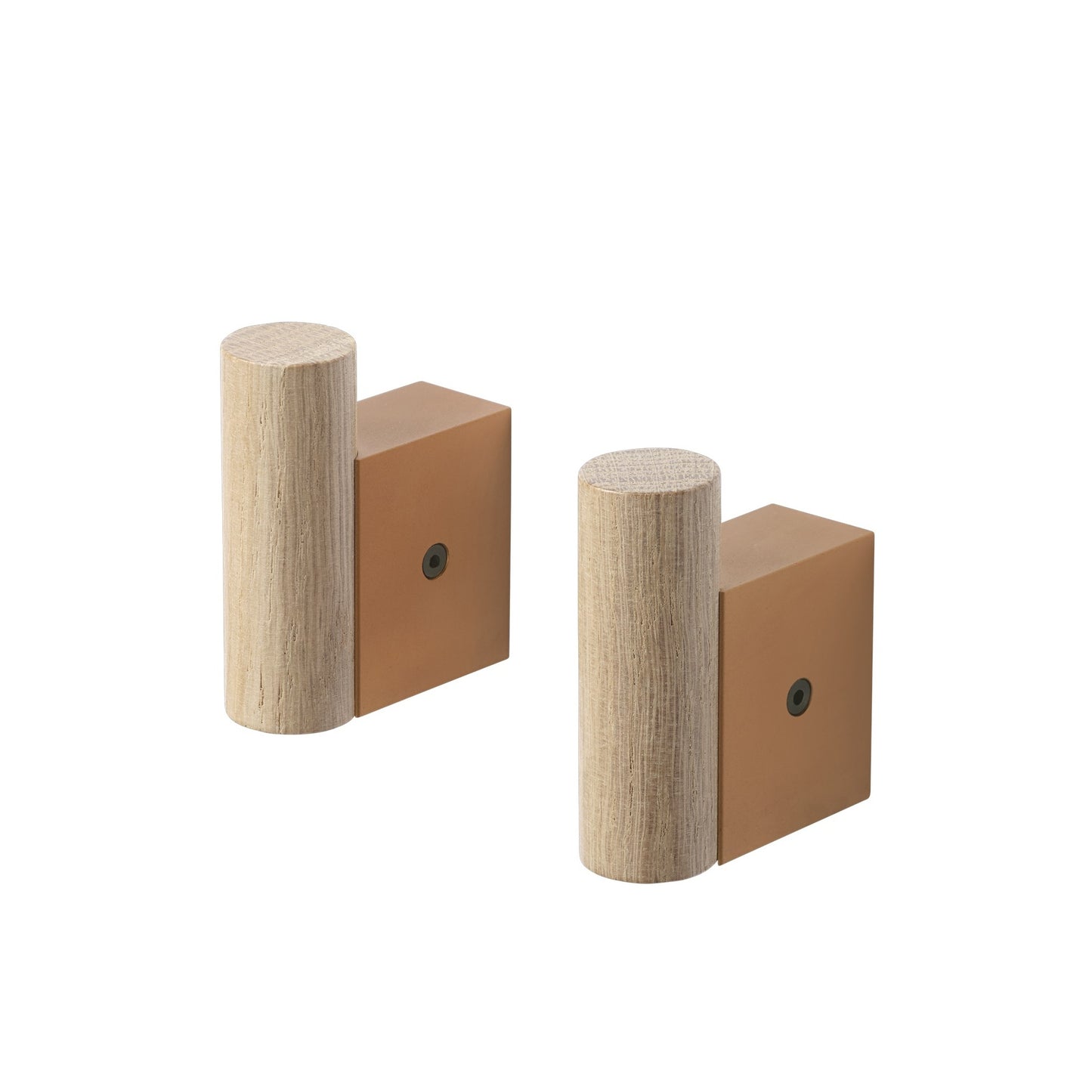 Muuto Attach ripustin 2kpl tammi/oranssi