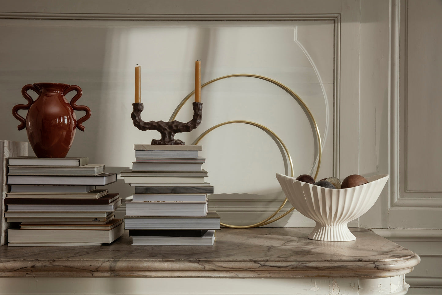 Ferm Living Verso maljakko terracotta