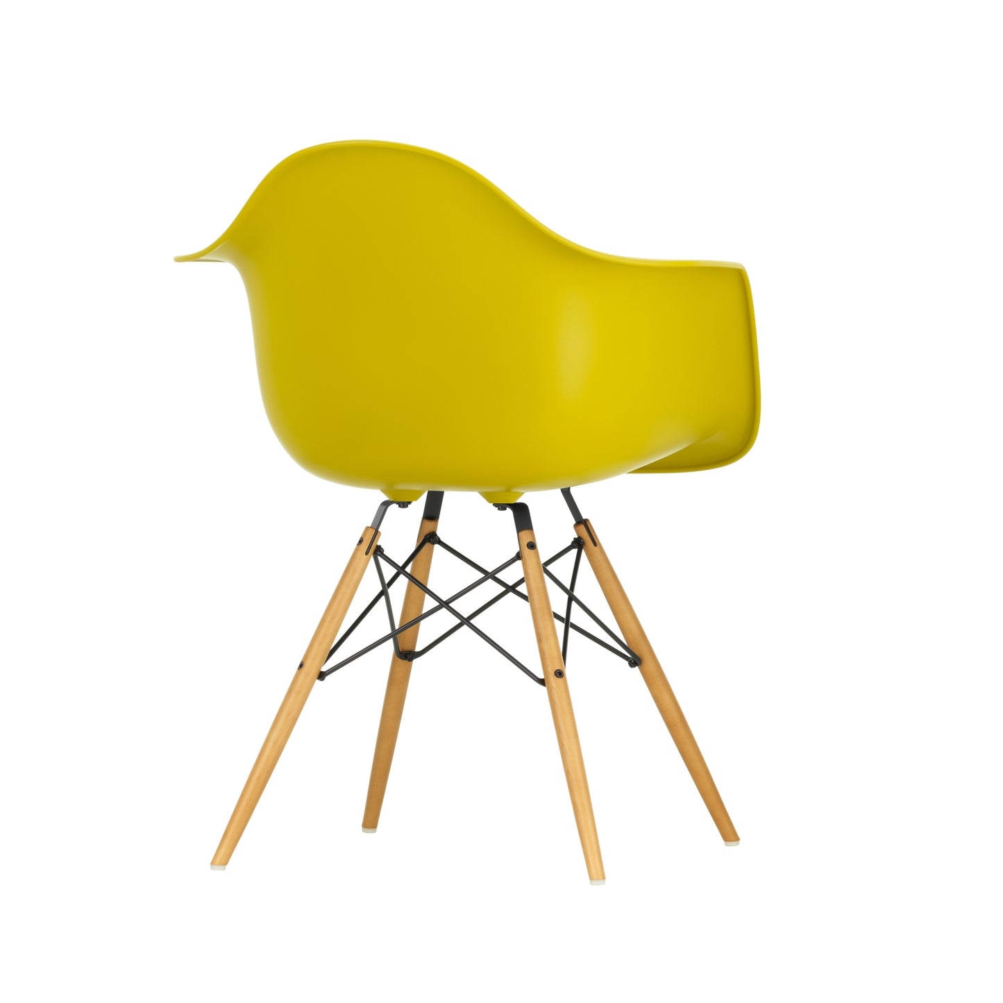 Vitra Eames DAW tuoli sinapinkeltainen/vaahtera