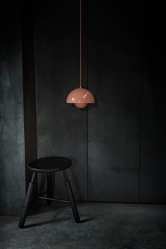 &Tradition Flowerpot VP1 beige-punainen