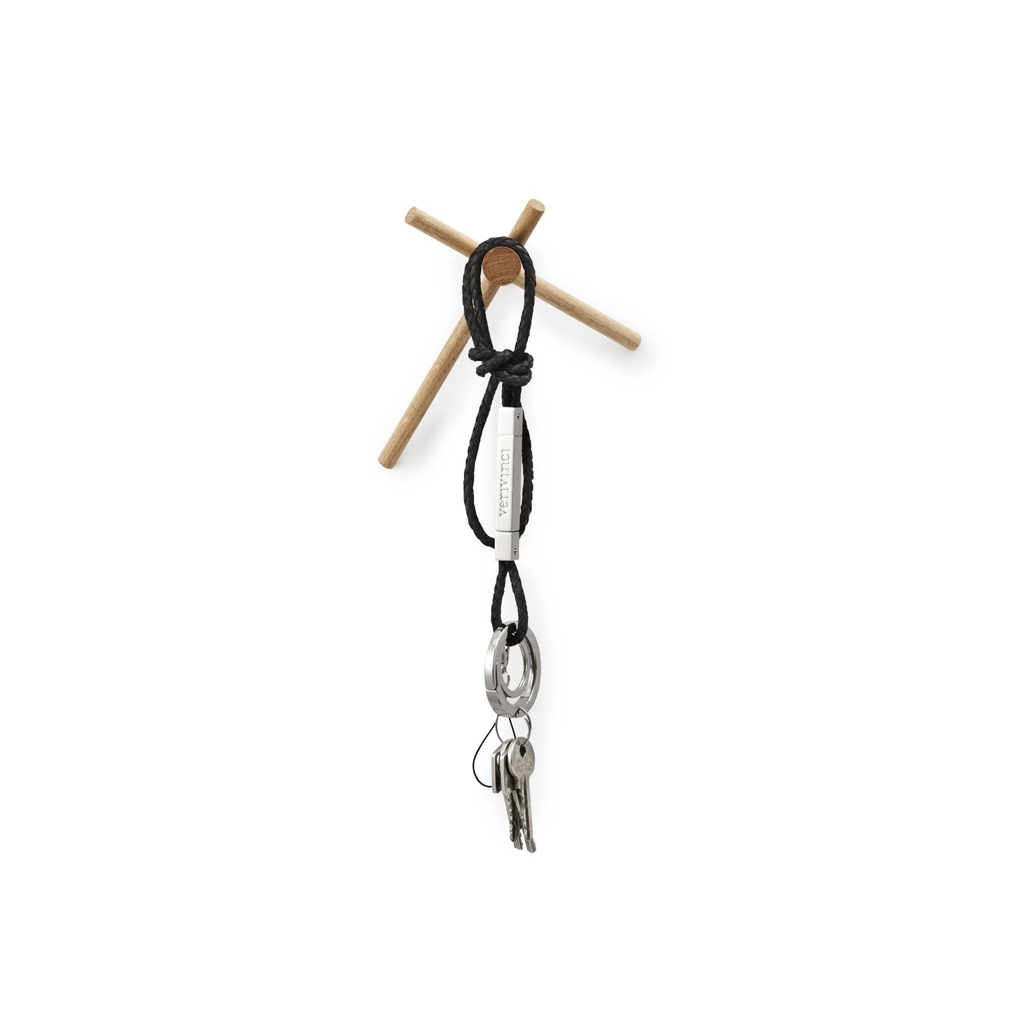Normann Copenhagen Sticks ripustin 2kpl musta