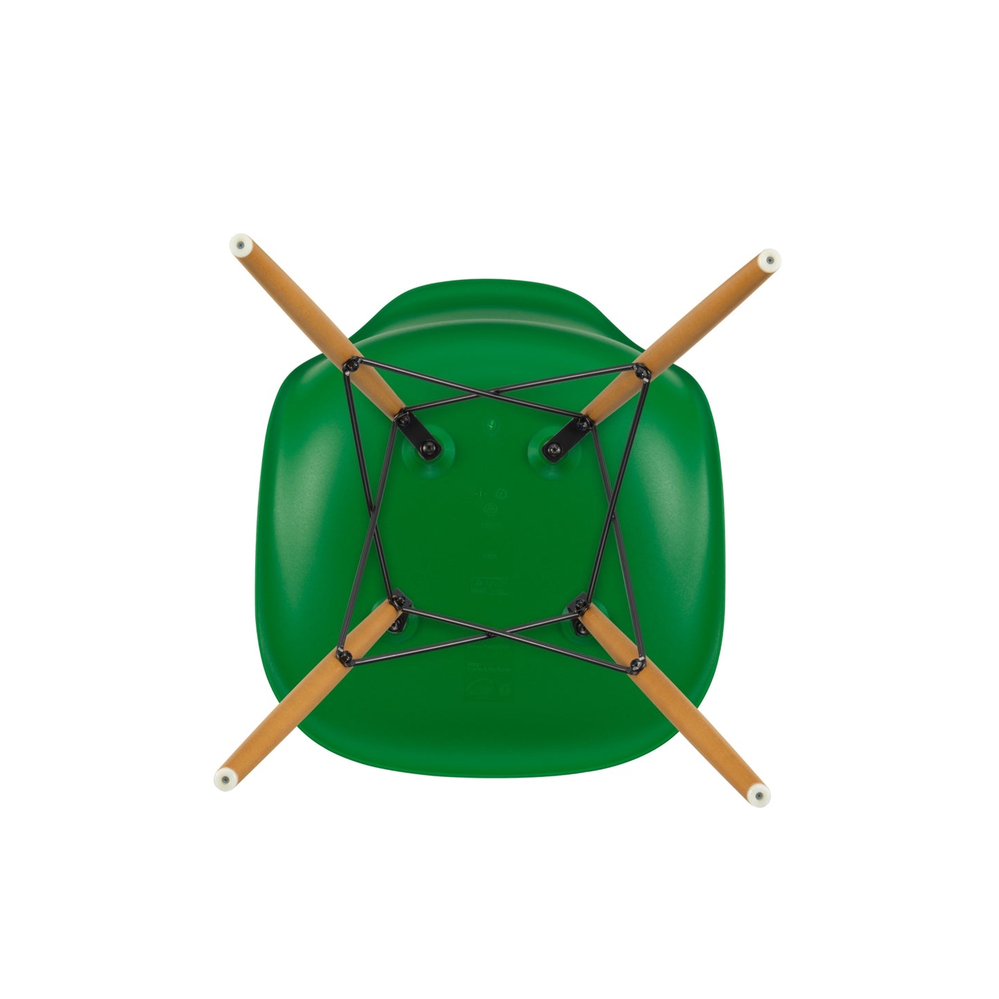 Vitra Eames DSW tuoli vihreä/vaahtera