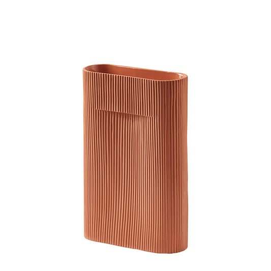 Muuto Ridge M vaasi terrakotta
