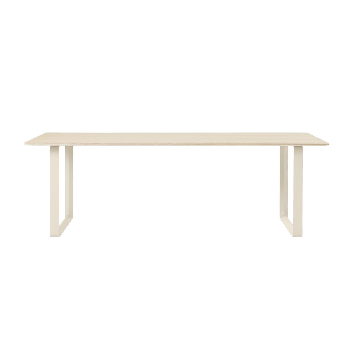 Muuto 70/70 pöytä 225x90 massiivitammi/hiekka