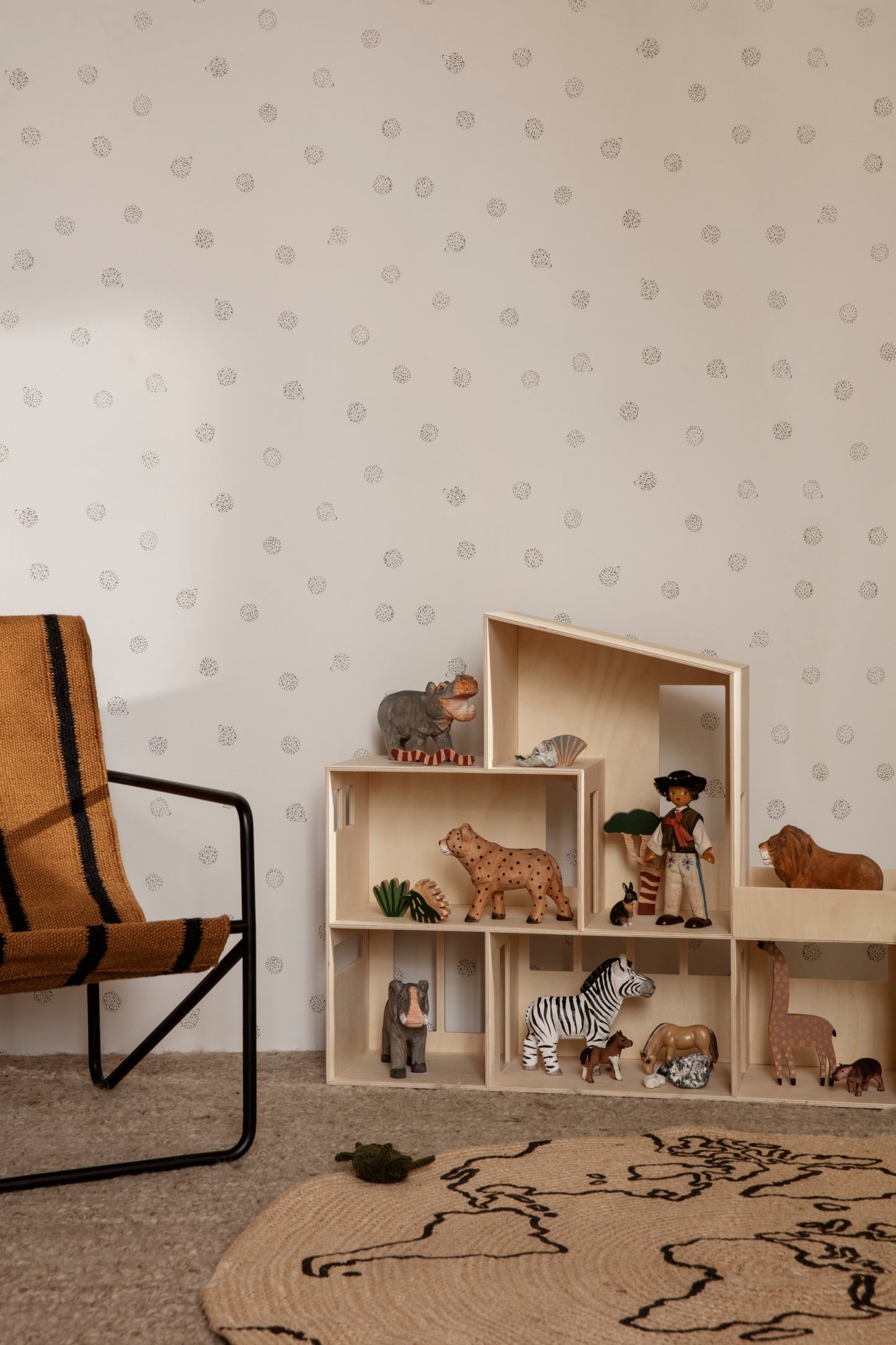 Ferm Living World juuttimatto iso