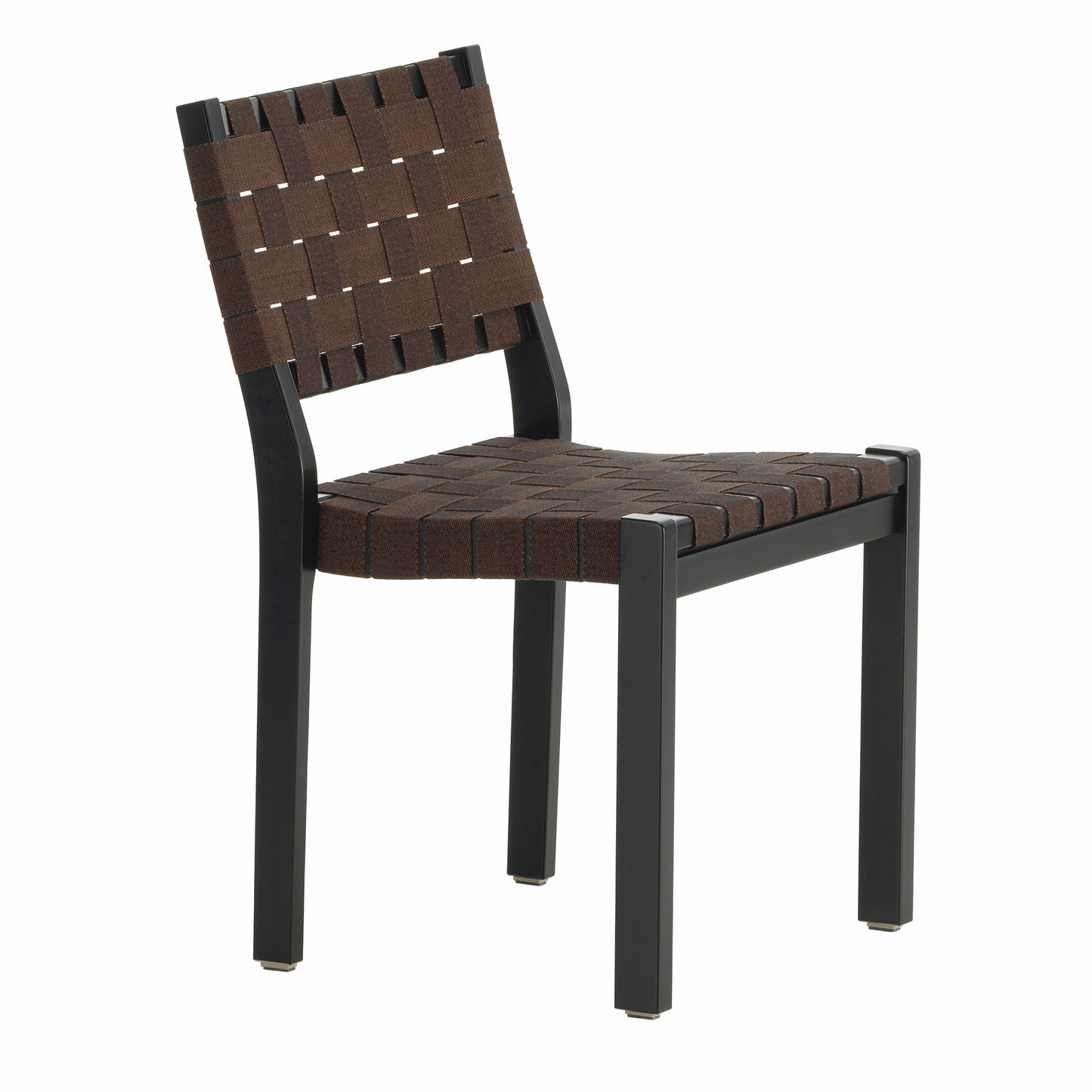 Artek 611 tuoli maalattu musta/ruskea