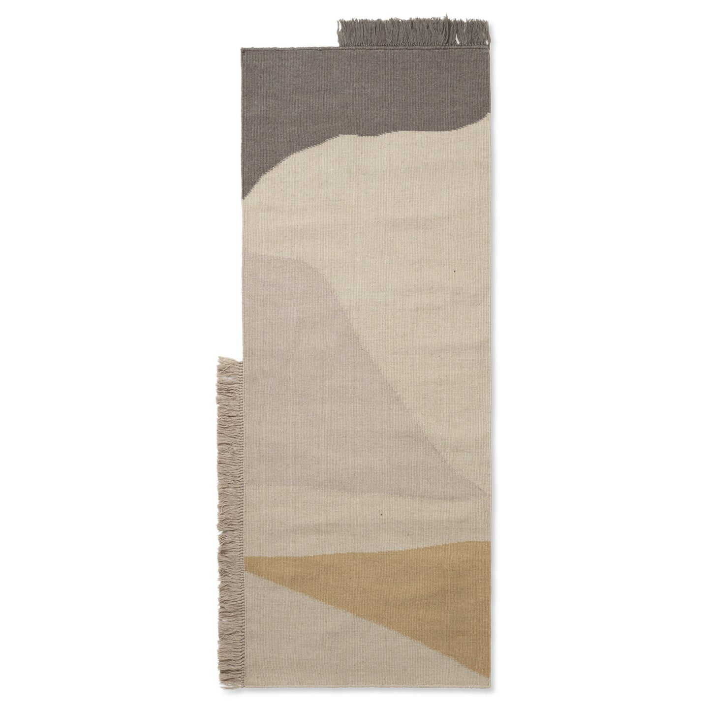 Ferm Living Kelim matto 70x180 earth