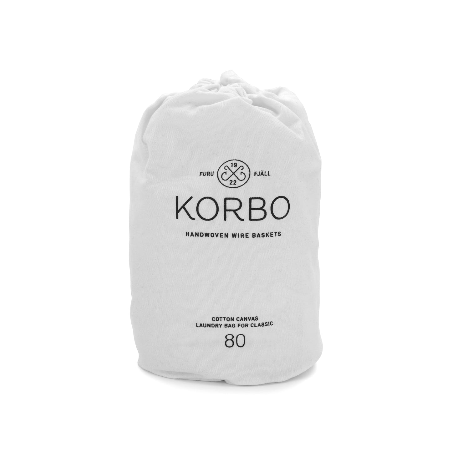 Korbo Pyykkipussi 80 valkoinen