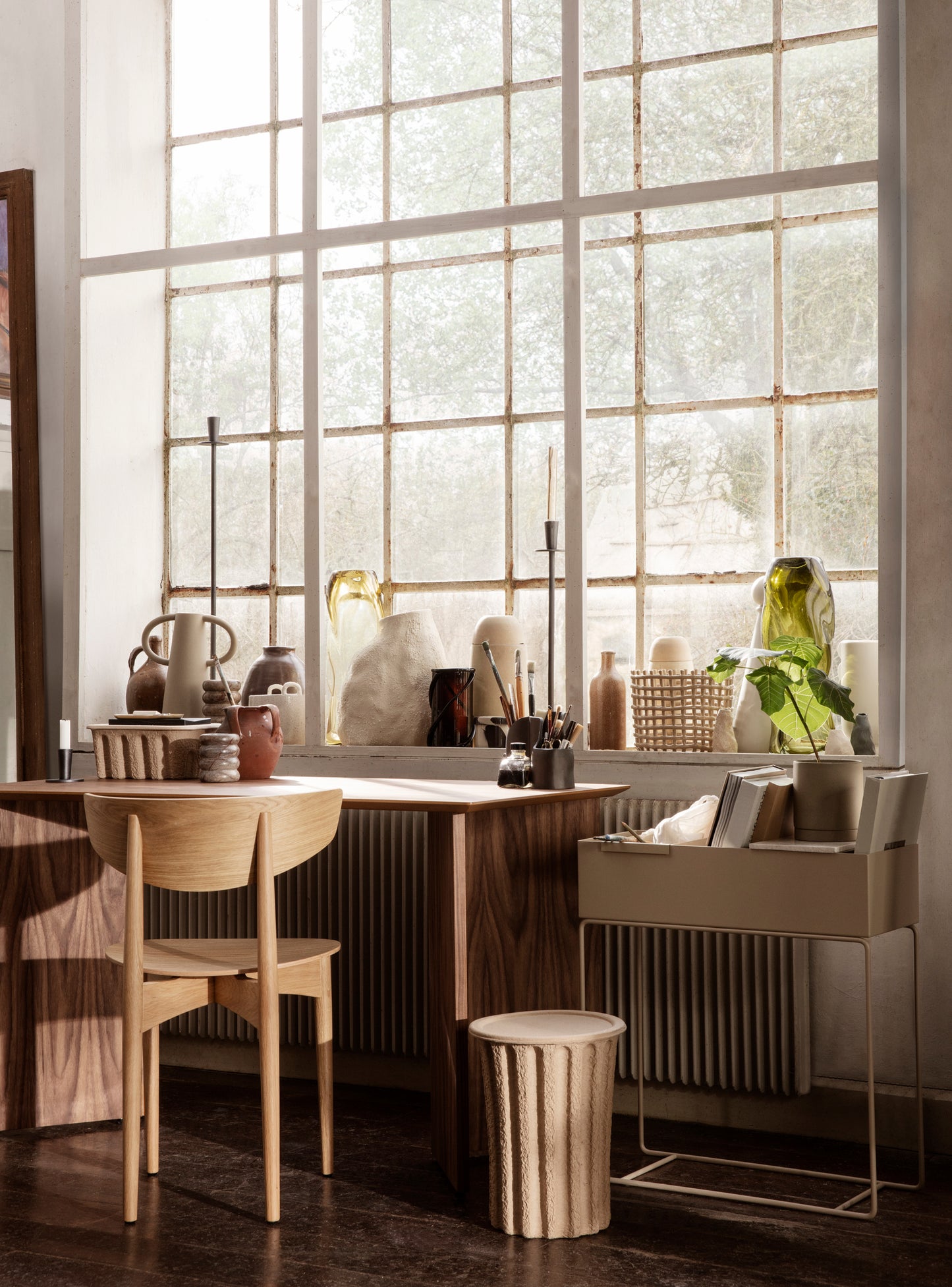 Ferm Living Paper Pulp roskakori