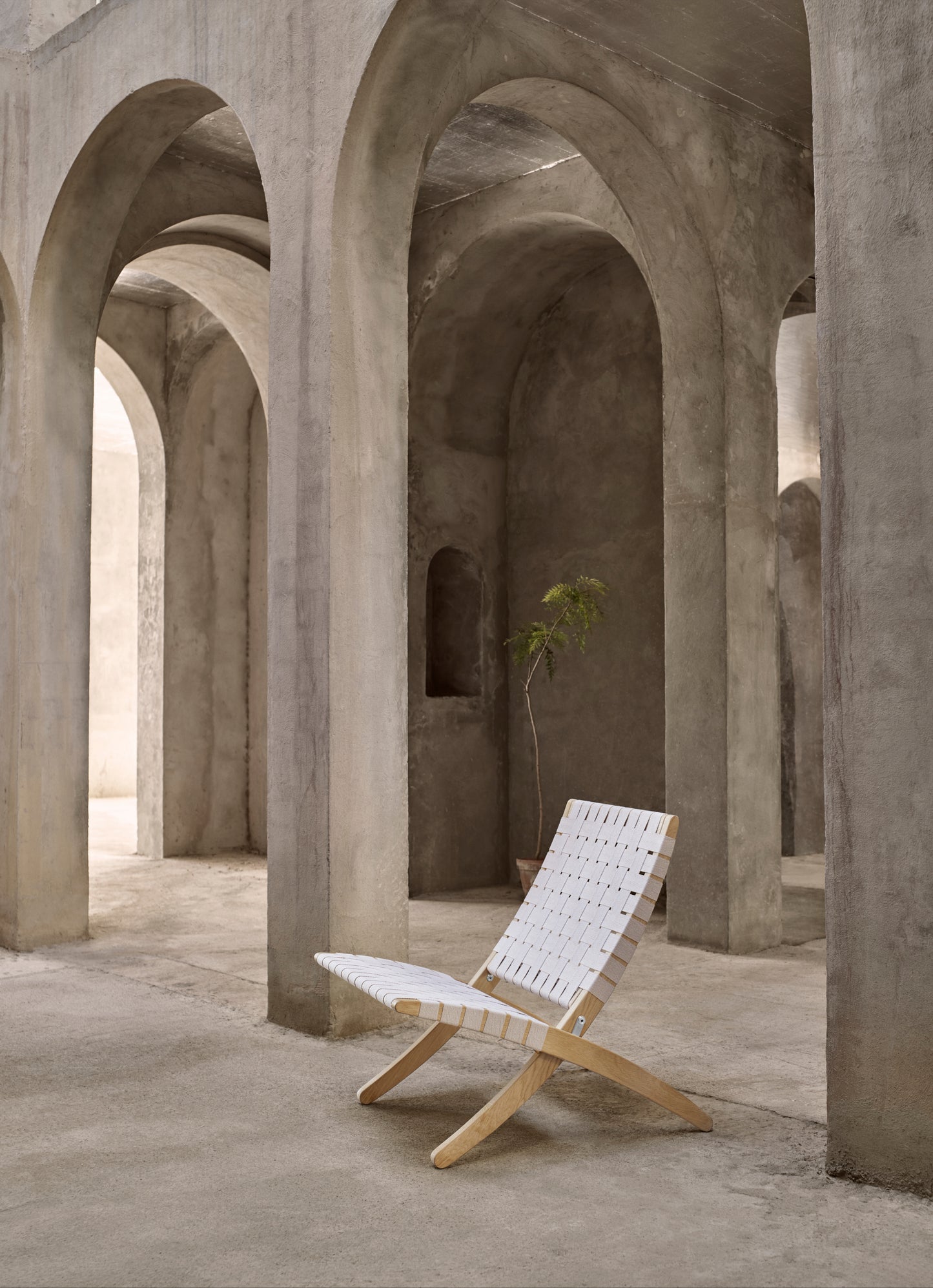 Carl Hansen & Søn MG501 Cuba lepotuoli öljytty tammi/valkoinen