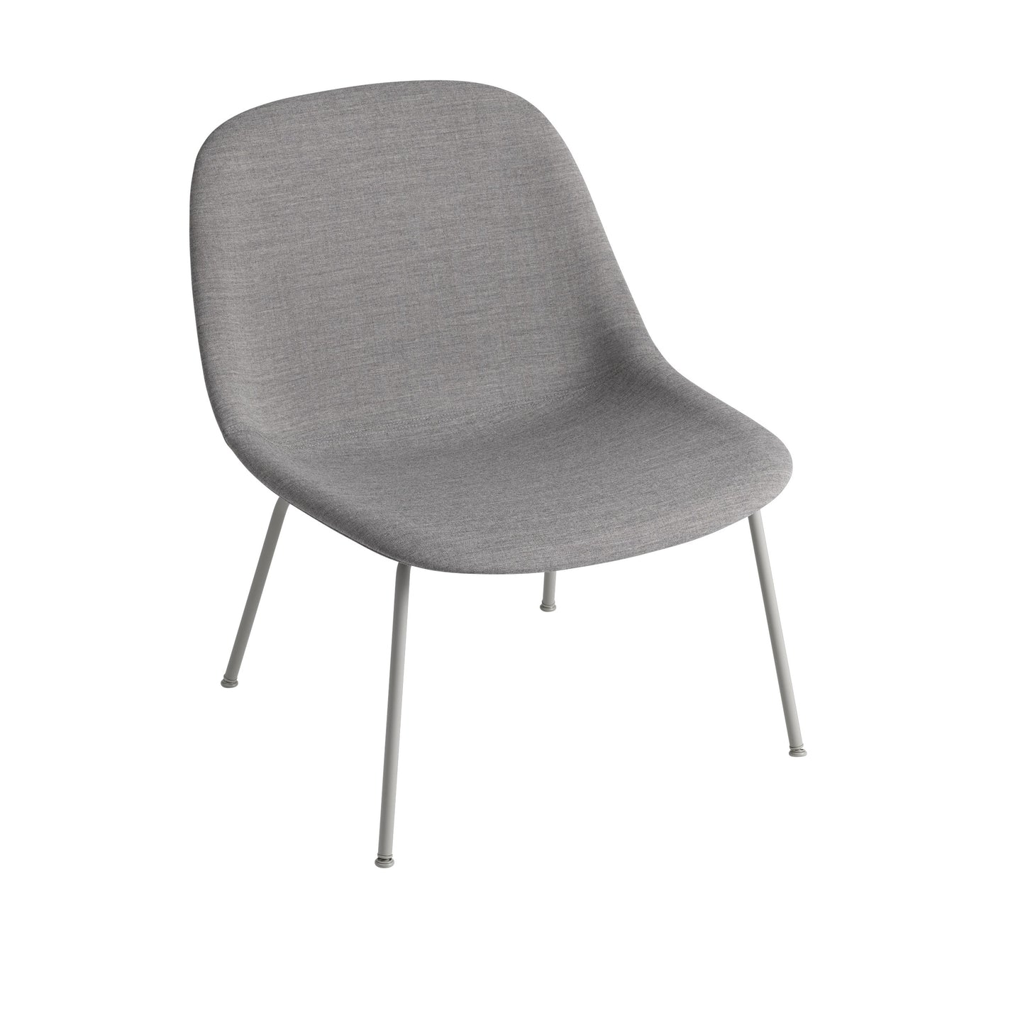 Muuto Fiber lounge tuoli, teräsjalat, harmaa/Remix 133