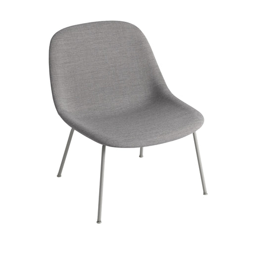 Muuto Fiber lounge tuoli, teräsjalat, harmaa/Remix 133