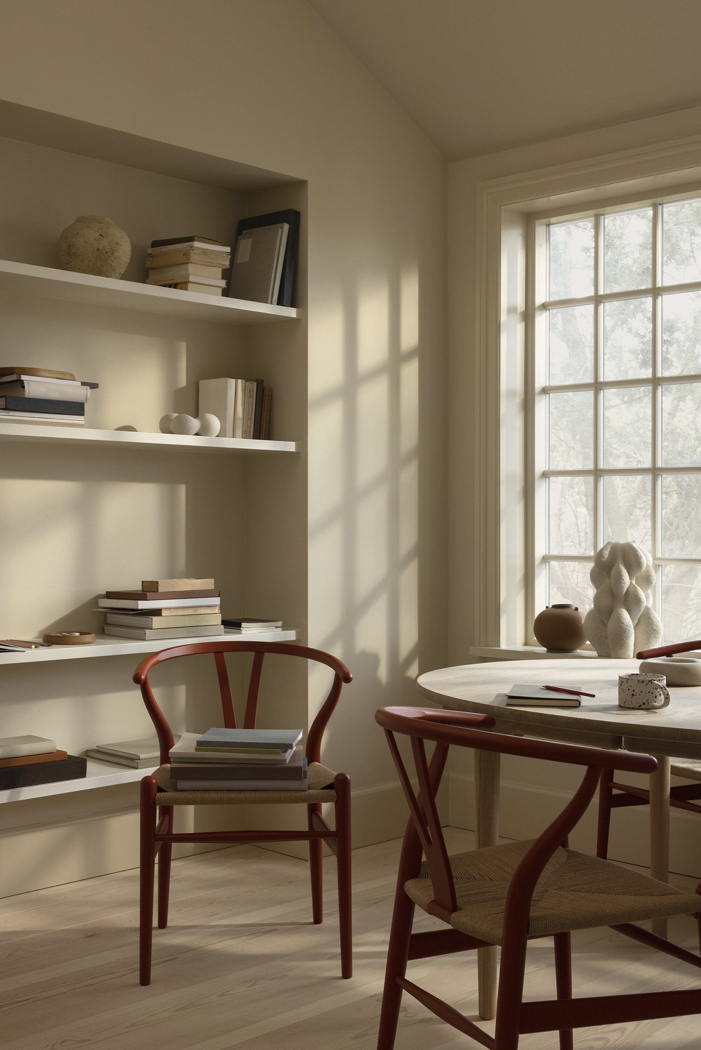 Carl Hansen & Søn CH24 Wishbone Soft Terracotta pyökki/luonnonväri