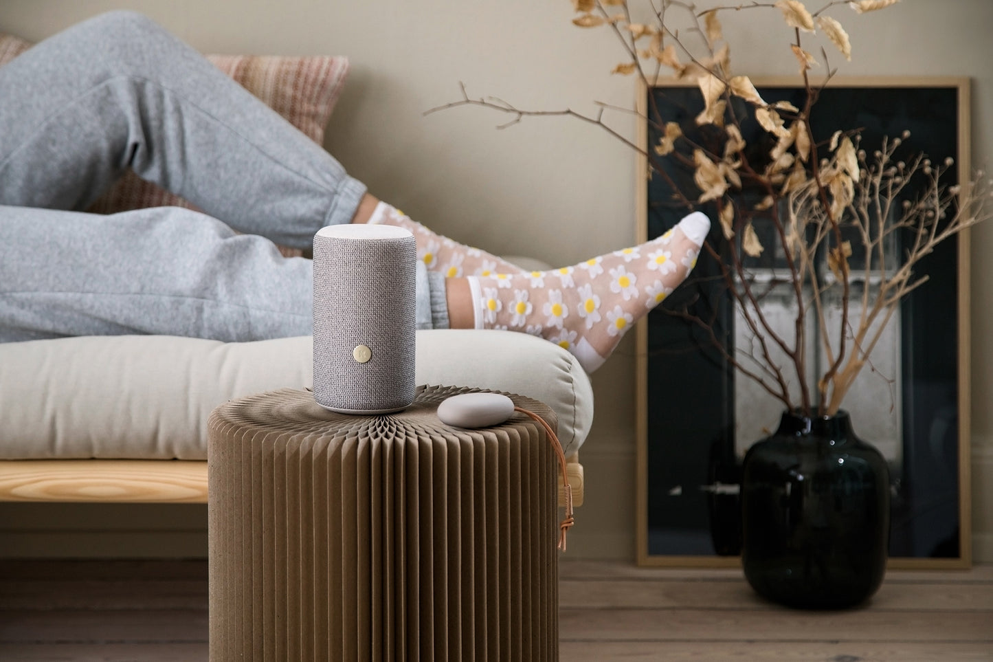 KREAFUNK aCAPPELLA CARE Bluetooth-kaiutin vehnäkuitu