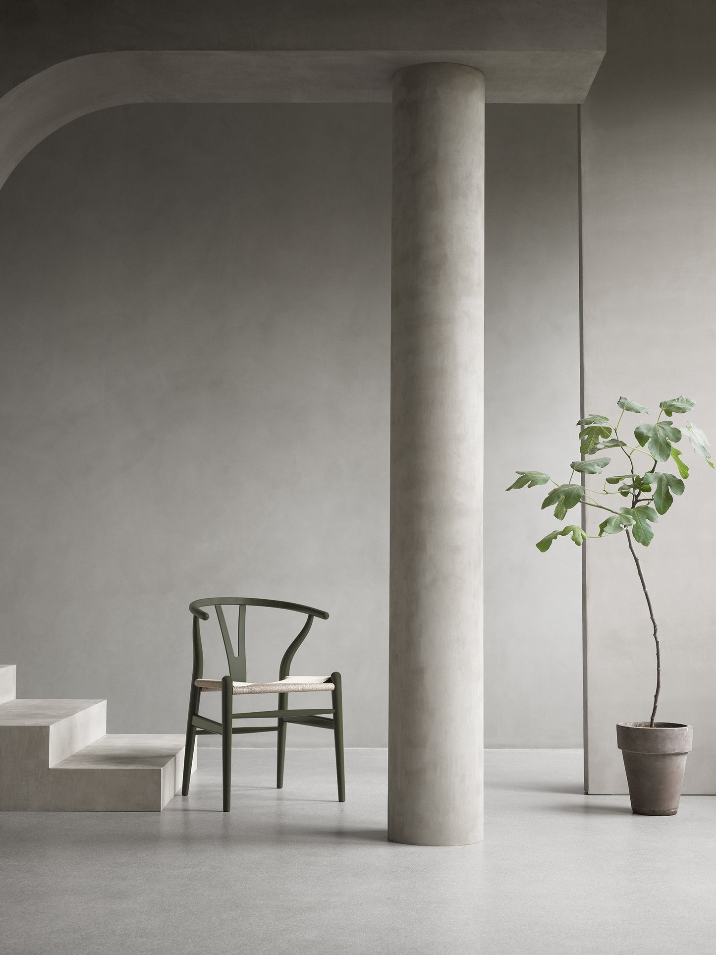 Carl Hansen & Søn CH24 Wishbone Soft Seaweed pyökki/luonnonväri