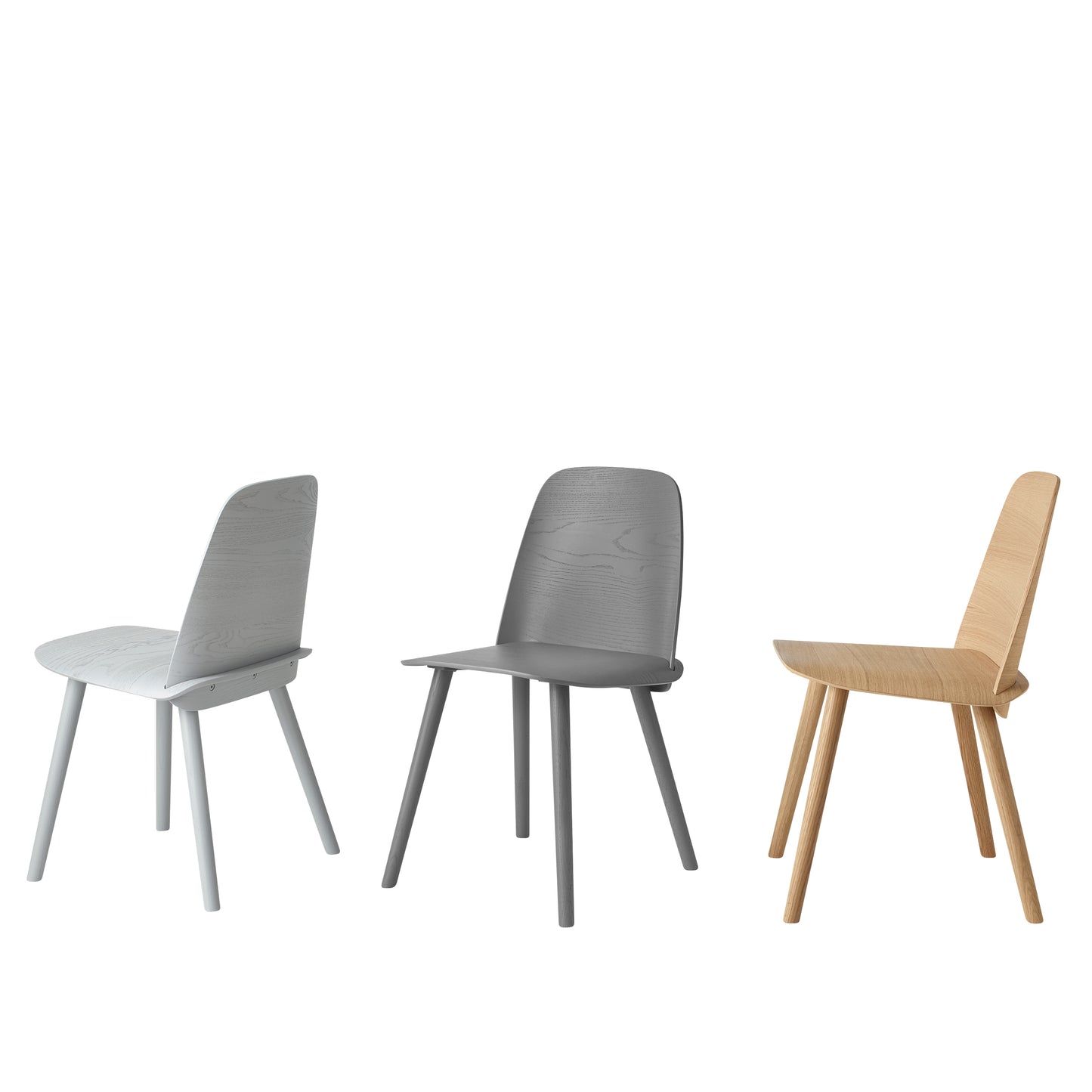 Muuto Nerd tuoli tummansininen