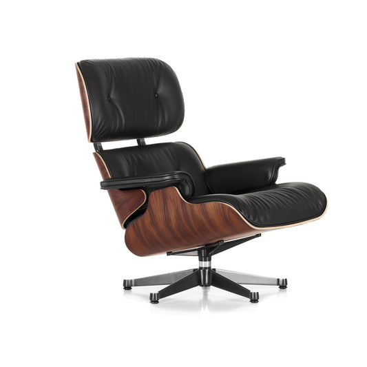 Vitra Eames Lounge Chair palisanteri/musta nahka