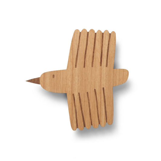 Ferm Living Bird seinävalaisin tammi