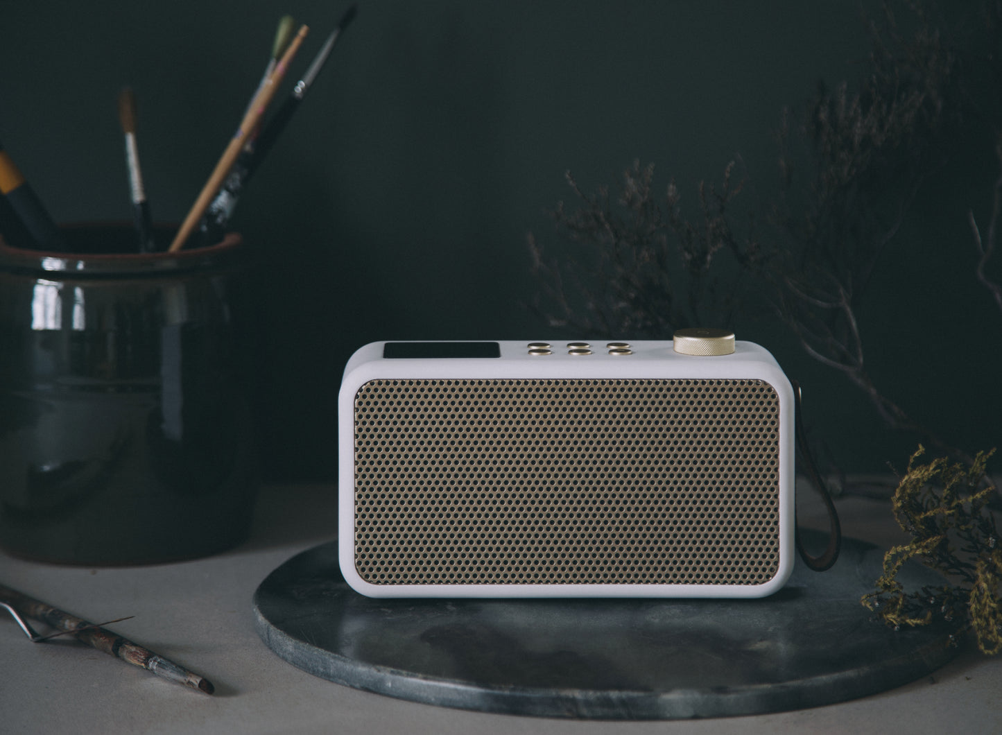 KREAFUNK aTUNE Bluetooth-kaiutin valkoinen