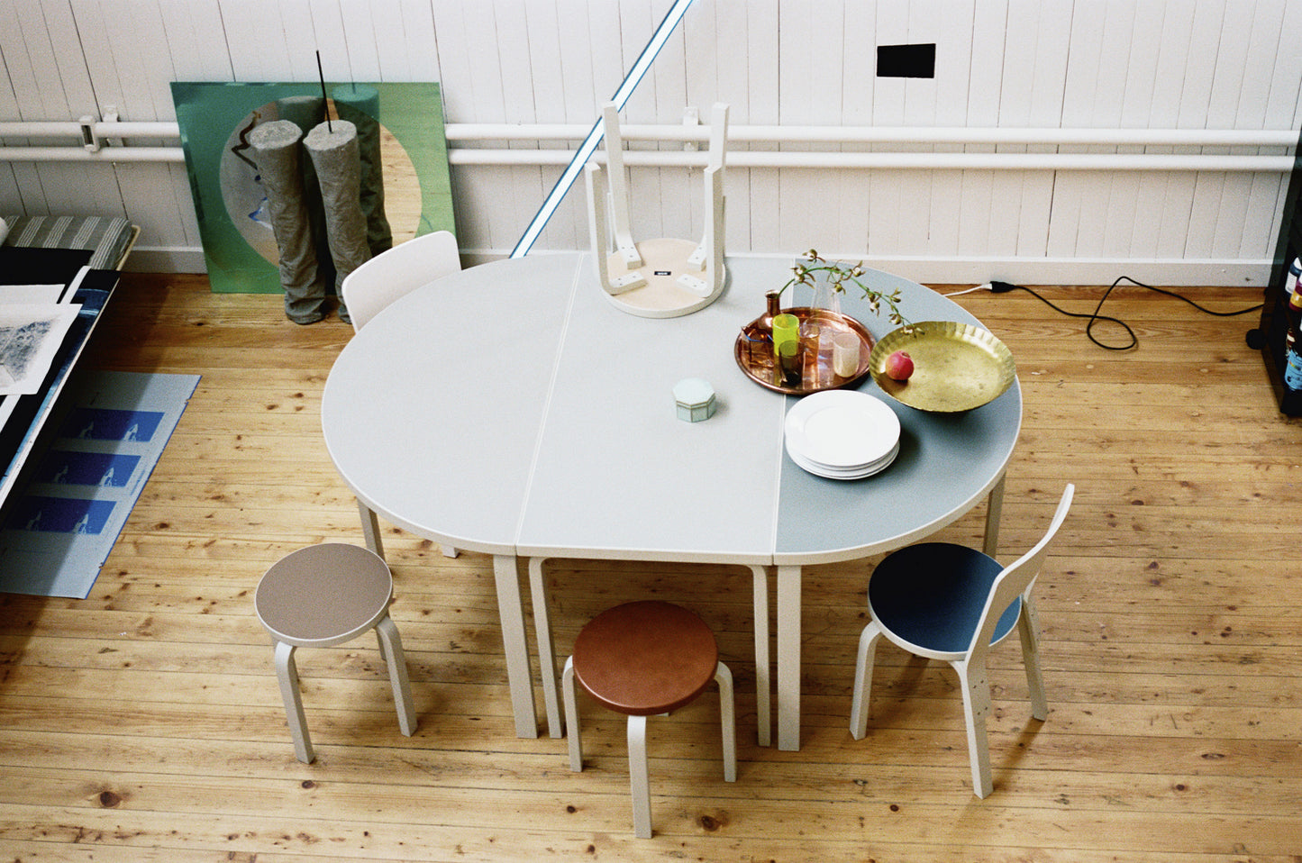 Artek 95 pöytä koivuviilutettu