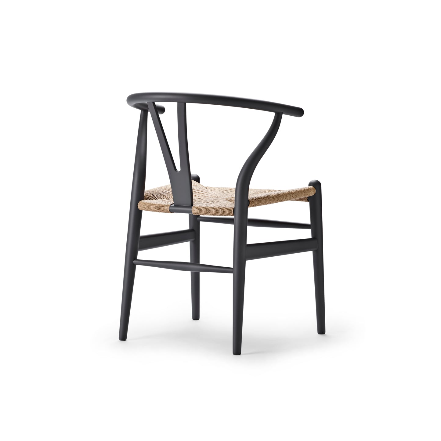 Carl Hansen & Søn CH24 Wishbone Soft tummanharmaa pyökki/luonnonväri