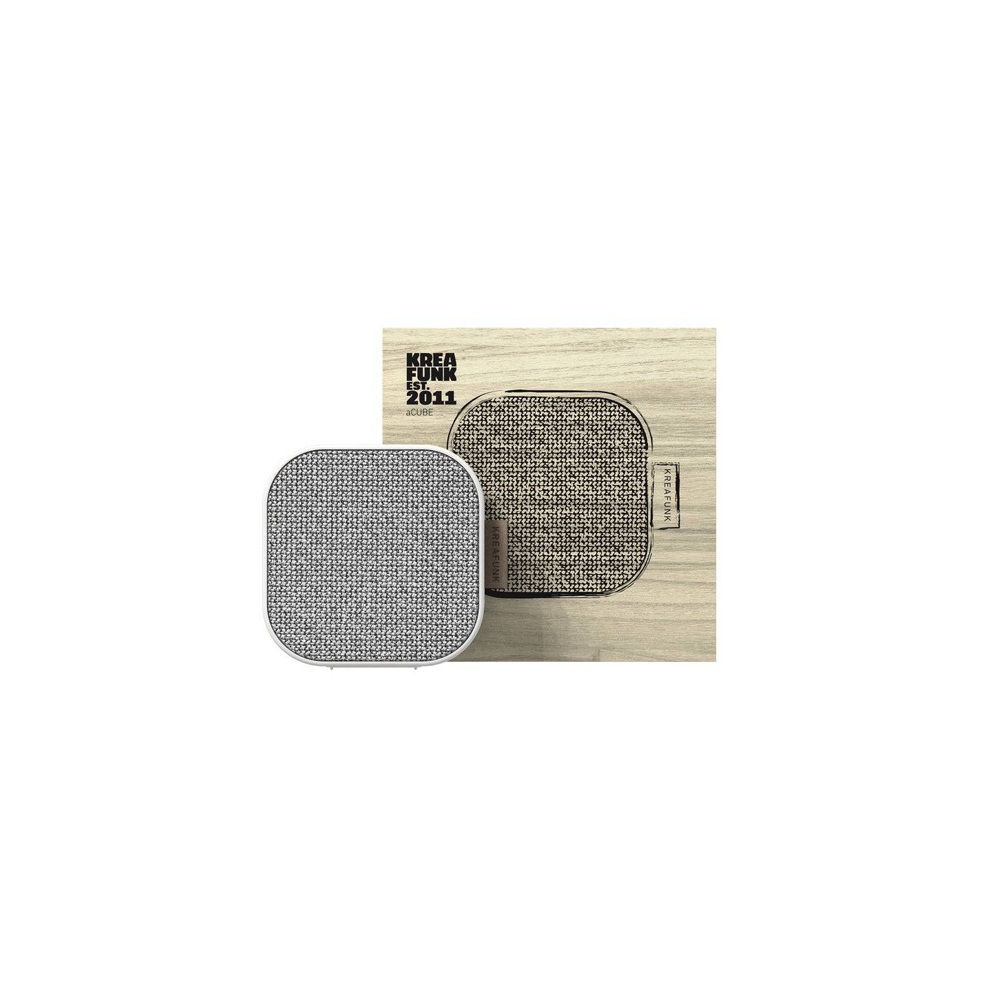 KREAFUNK aCUBE Bluetooth-kaiutin valkoinen