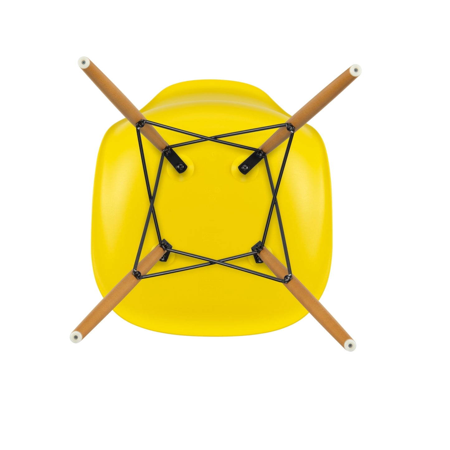 Vitra Eames DSW tuoli keltainen/vaahtera