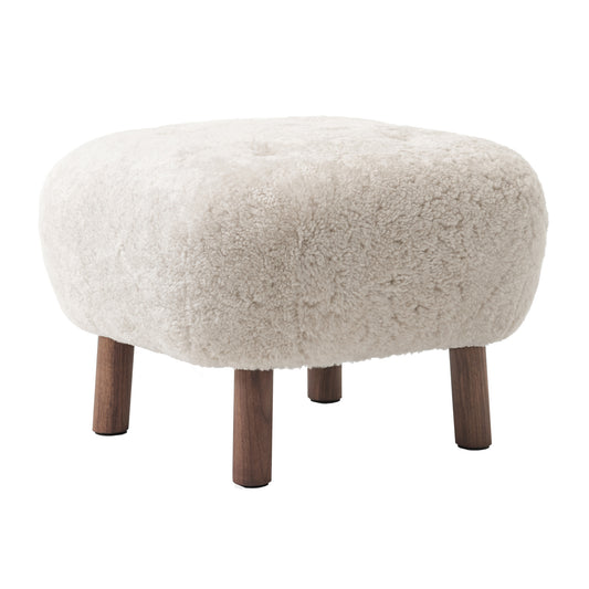&Tradition Pouf  ATD1 -rahi Moonlight lampaantalja/pähkinä