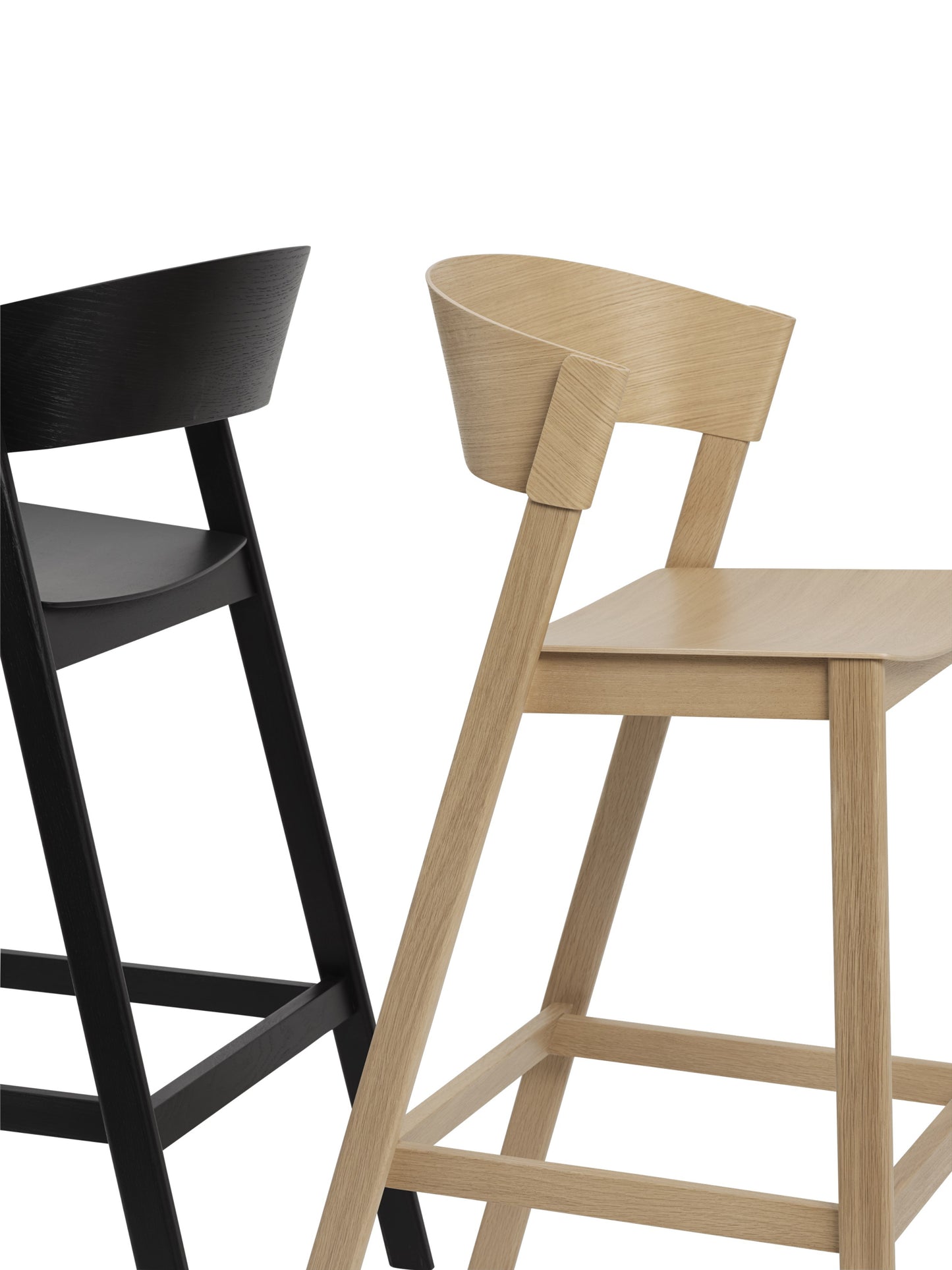 Muuto Cover korkea baarituoli tammi